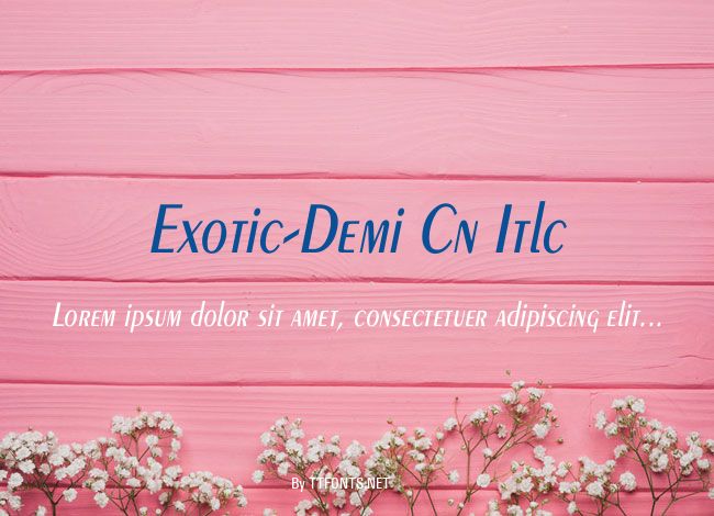 Exotic-Demi Cn Itlc example
